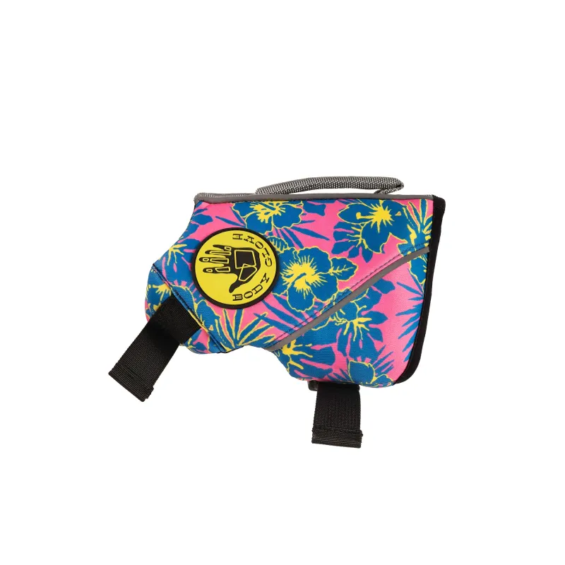 Floral Neoprene Pet Life Jacket - Floral Pink made by Body Glove