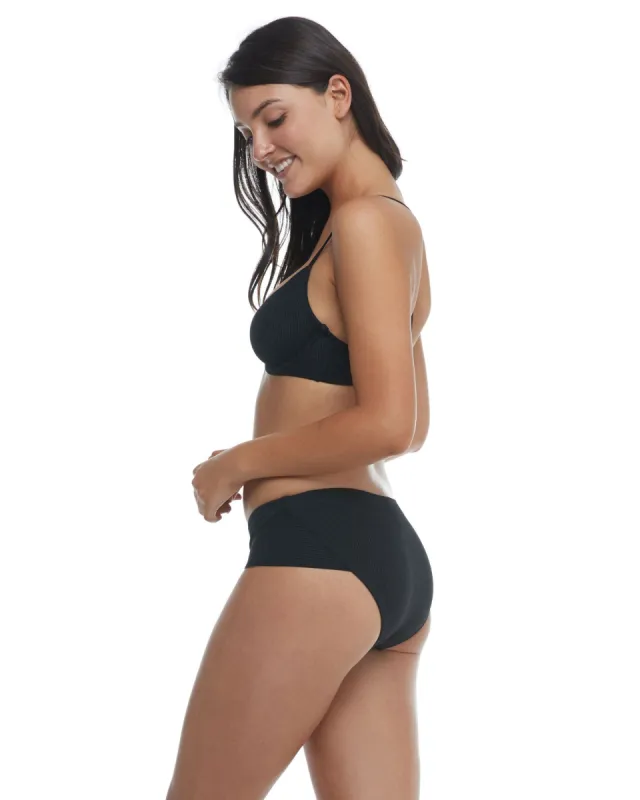 Ibiza Coco High-Waist Bikini Bottom - Black sold by Body Glove