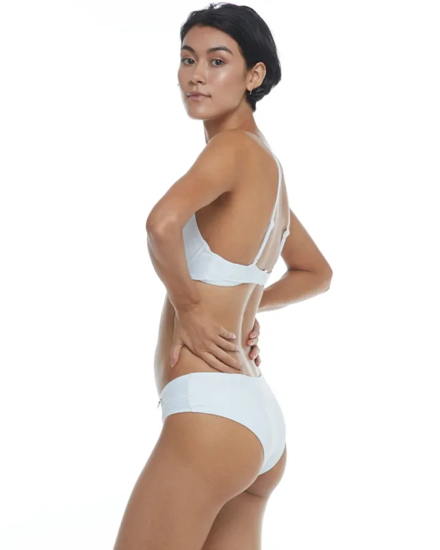 Smoothies Hazel Boyleg Bikini Bottom - Snow sold by Body Glove