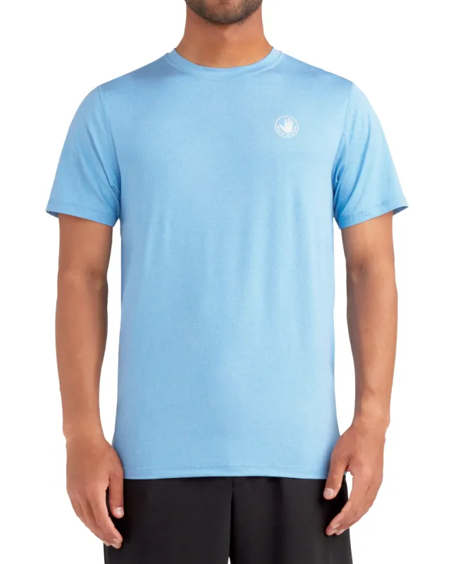 Offshore UPF Short-Sleeve Sun Shirt - Heather Blue sold by Body Glove