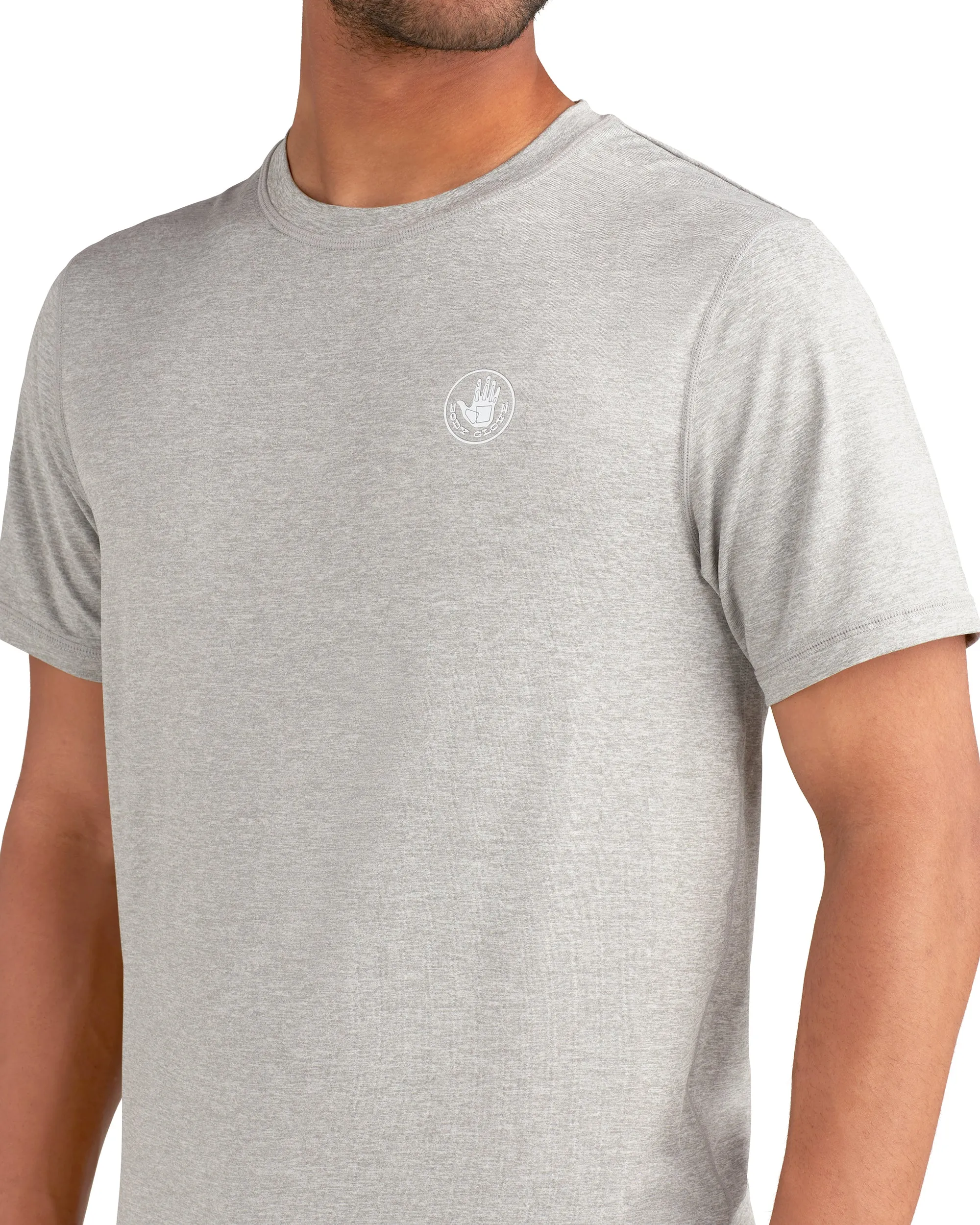 Offshore UPF Short-Sleeve Sun Shirt - Heather Grey sold by Body Glove product image thumbnail 3