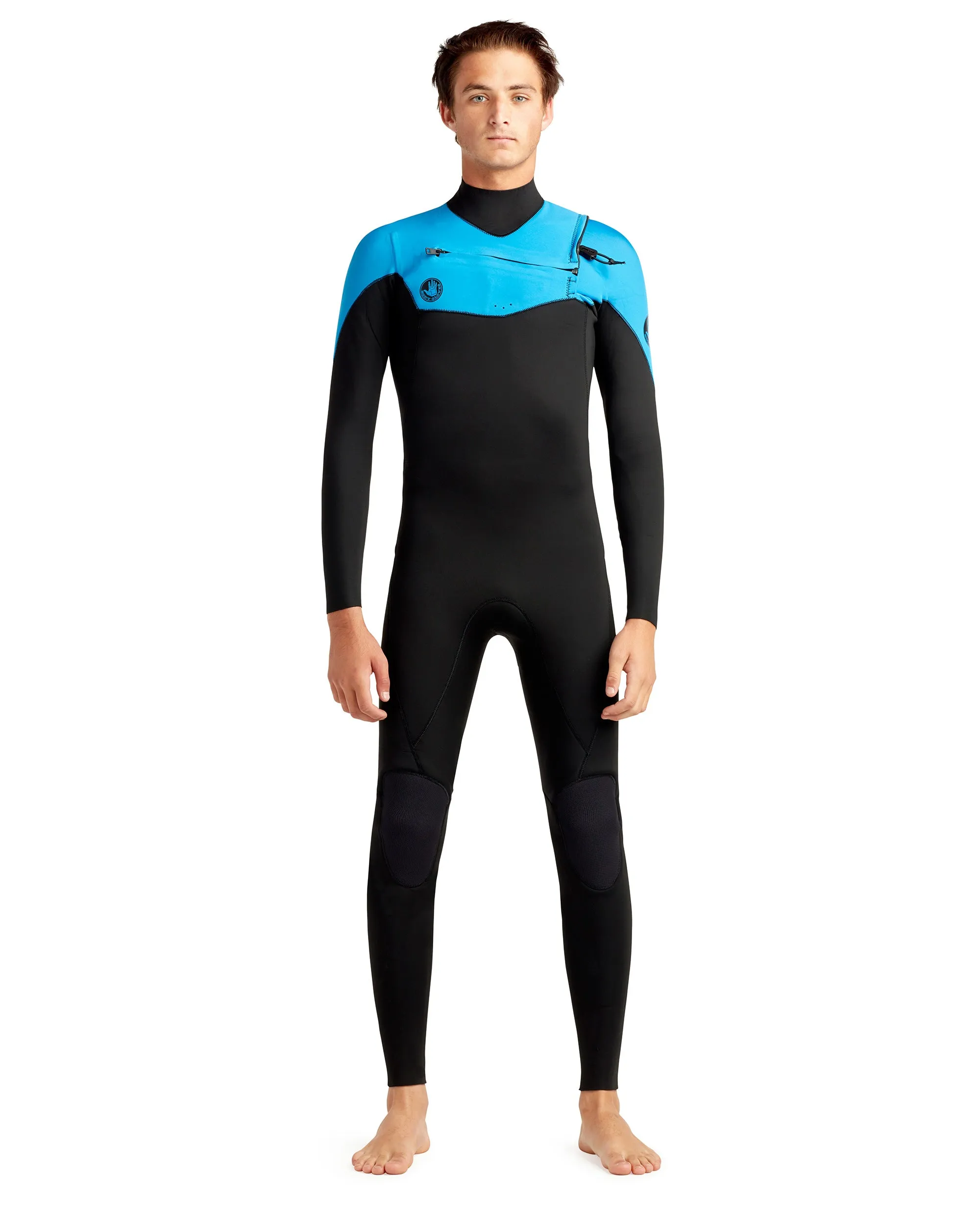 Phoenix 3/2mm Men's Chest-Zip Fullsuit - Blue sold by Body Glove