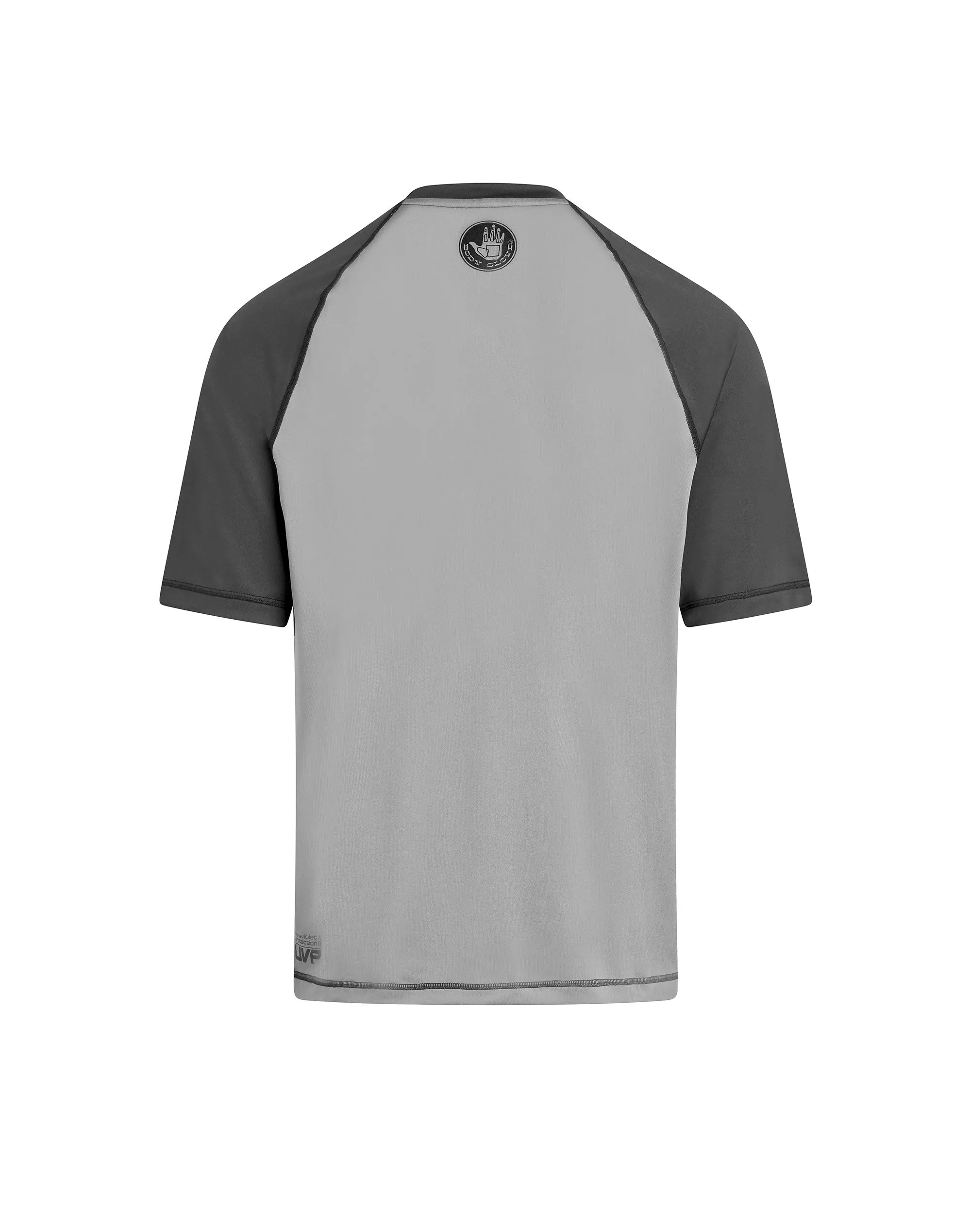 Raglan Loose-Fit Short-Sleeve Rash Guard - Black/Charcoal sold by Body Glove product image thumbnail 2