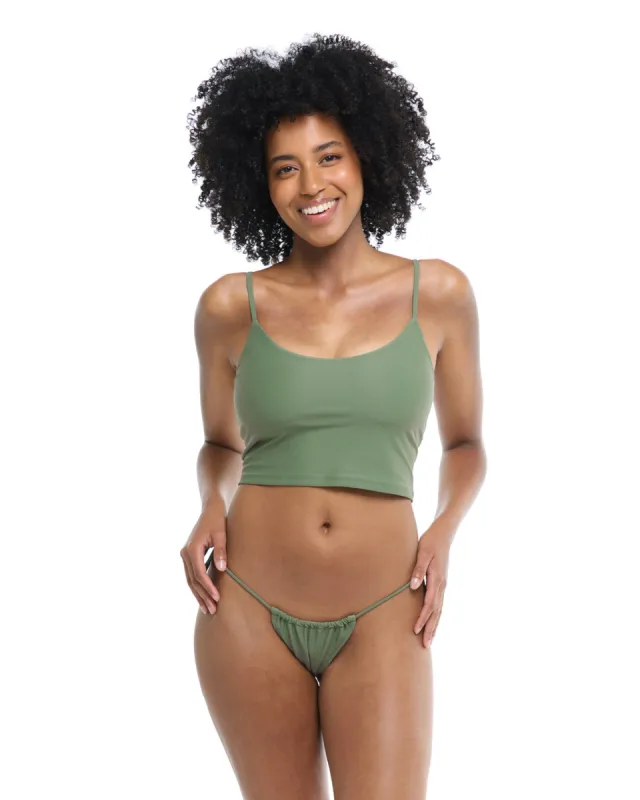 Smoothies Norah Swim Crop Top - Cactus sold by Body Glove