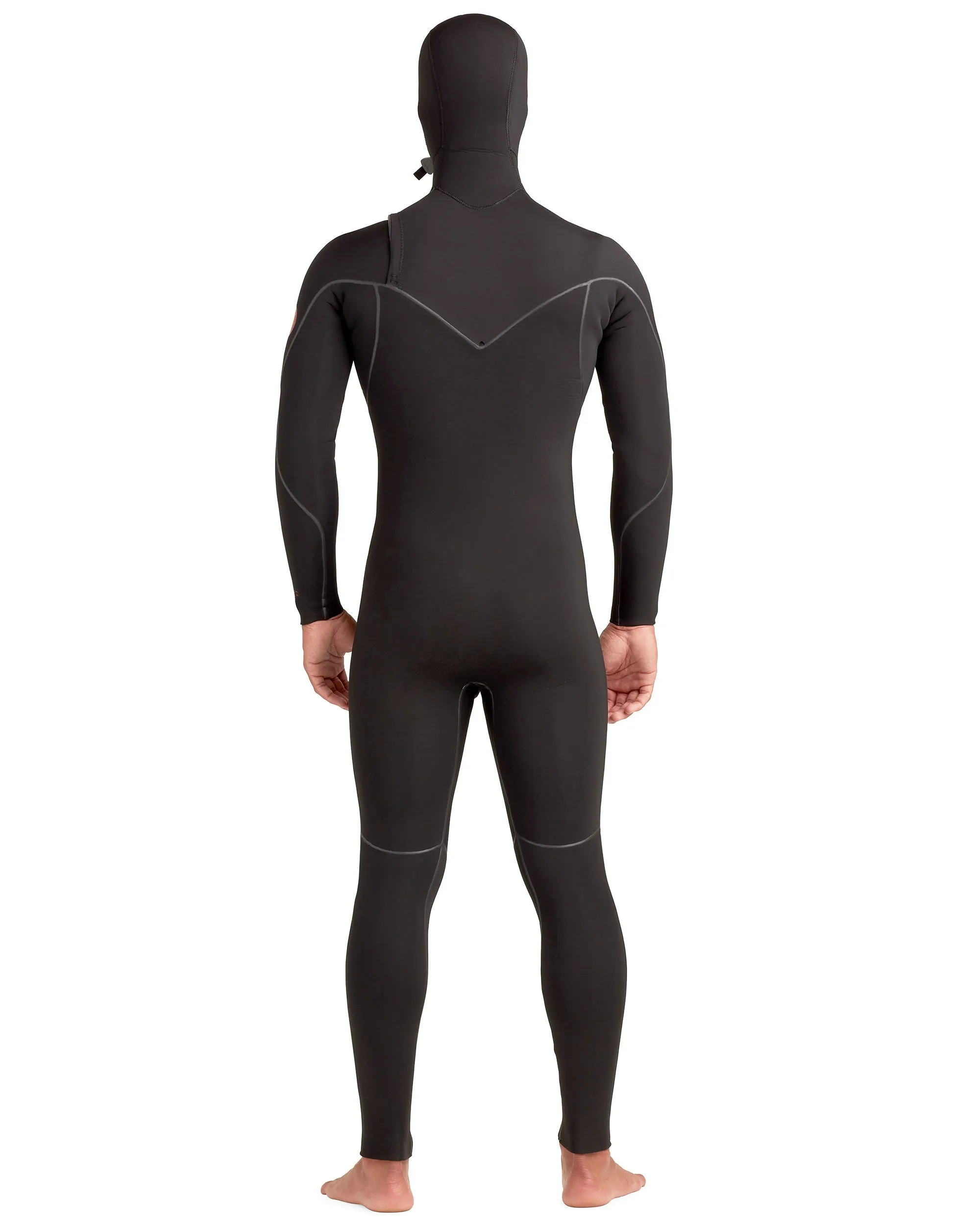 Red Cell 4/3mm Men's Chest-Zip Hooded Fullsuit - Black sold by Body Glove product image thumbnail 4