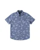 Island Vibe Button-Up Shirt - Navy sold by Body Glove
