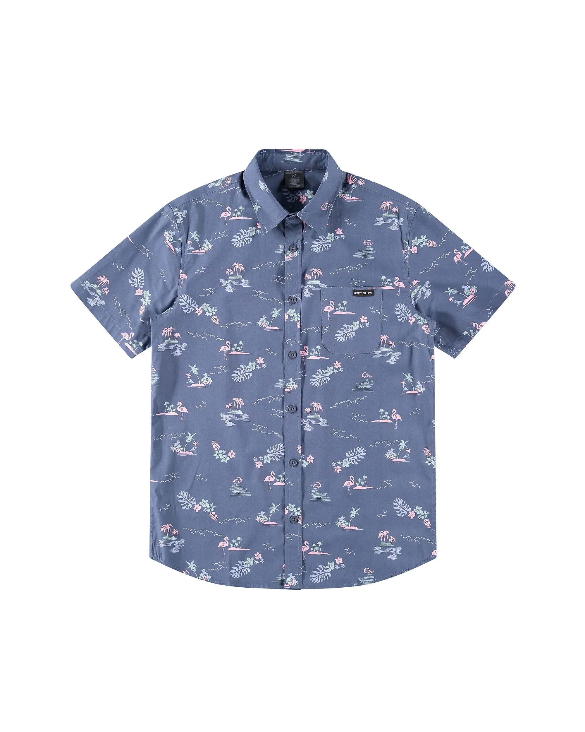 Island Vibe Button-Up Shirt - Navy sold by Body Glove product image thumbnail 4