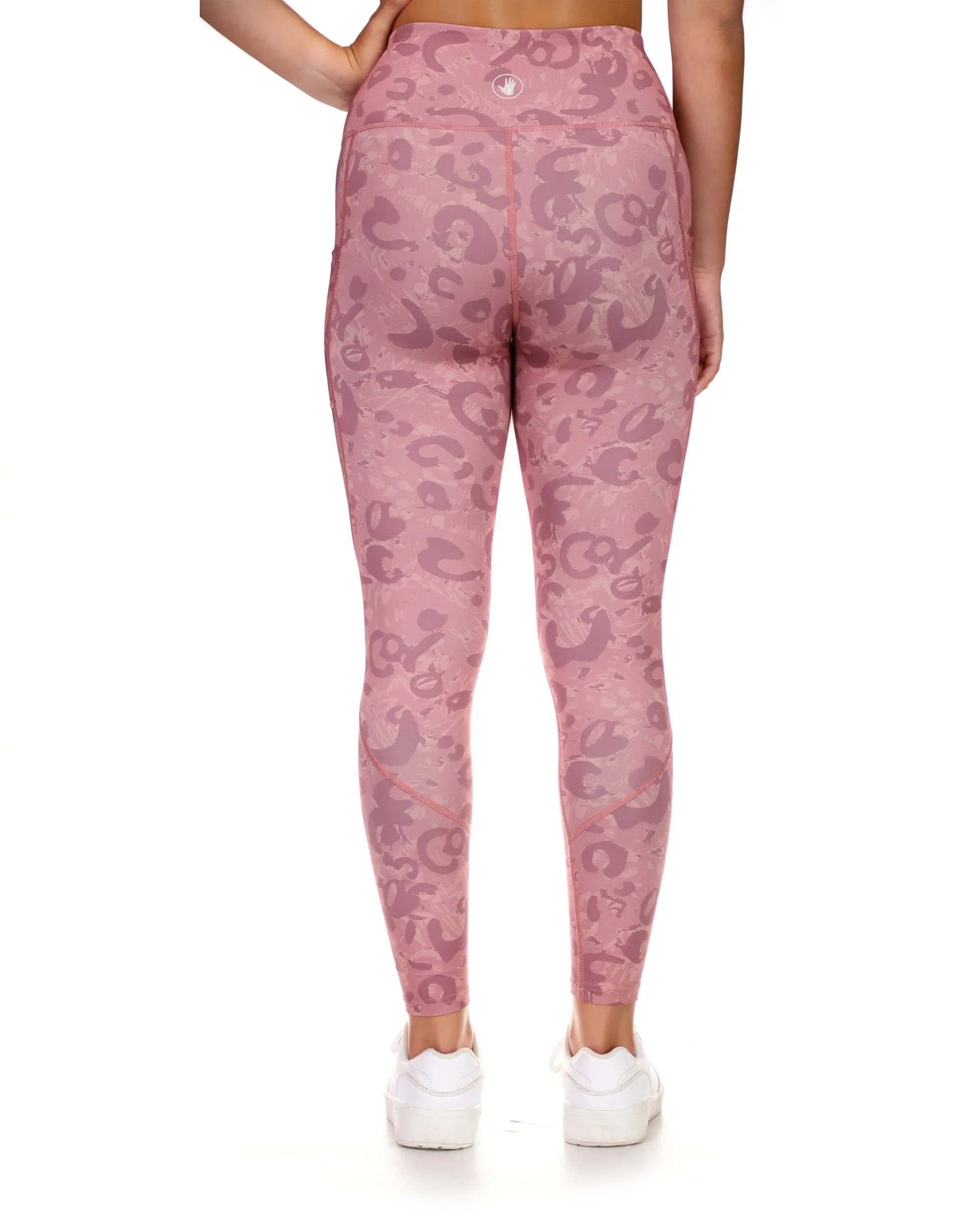 All-Over-Print Full-Length Legging With Pockets - Leopard pink sold by Body Glove product image thumbnail 3