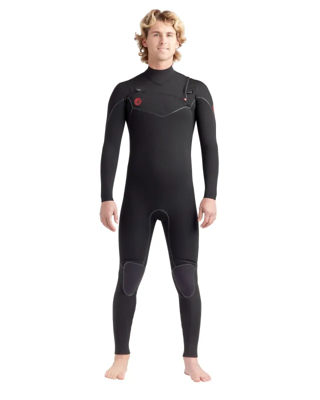 Red Cell 3/2mm Men's Chest-Zip Fullsuit - Black sold by Body Glove