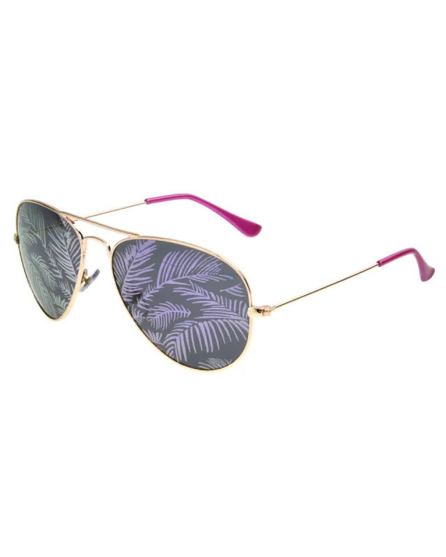 Tahiti Polarized Aviator Sunglasses - Rose Gold/Pink Pearl sold by Body Glove