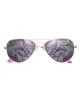 Tahiti Polarized Aviator Sunglasses - Rose Gold/Pink Pearl sold by Body Glove