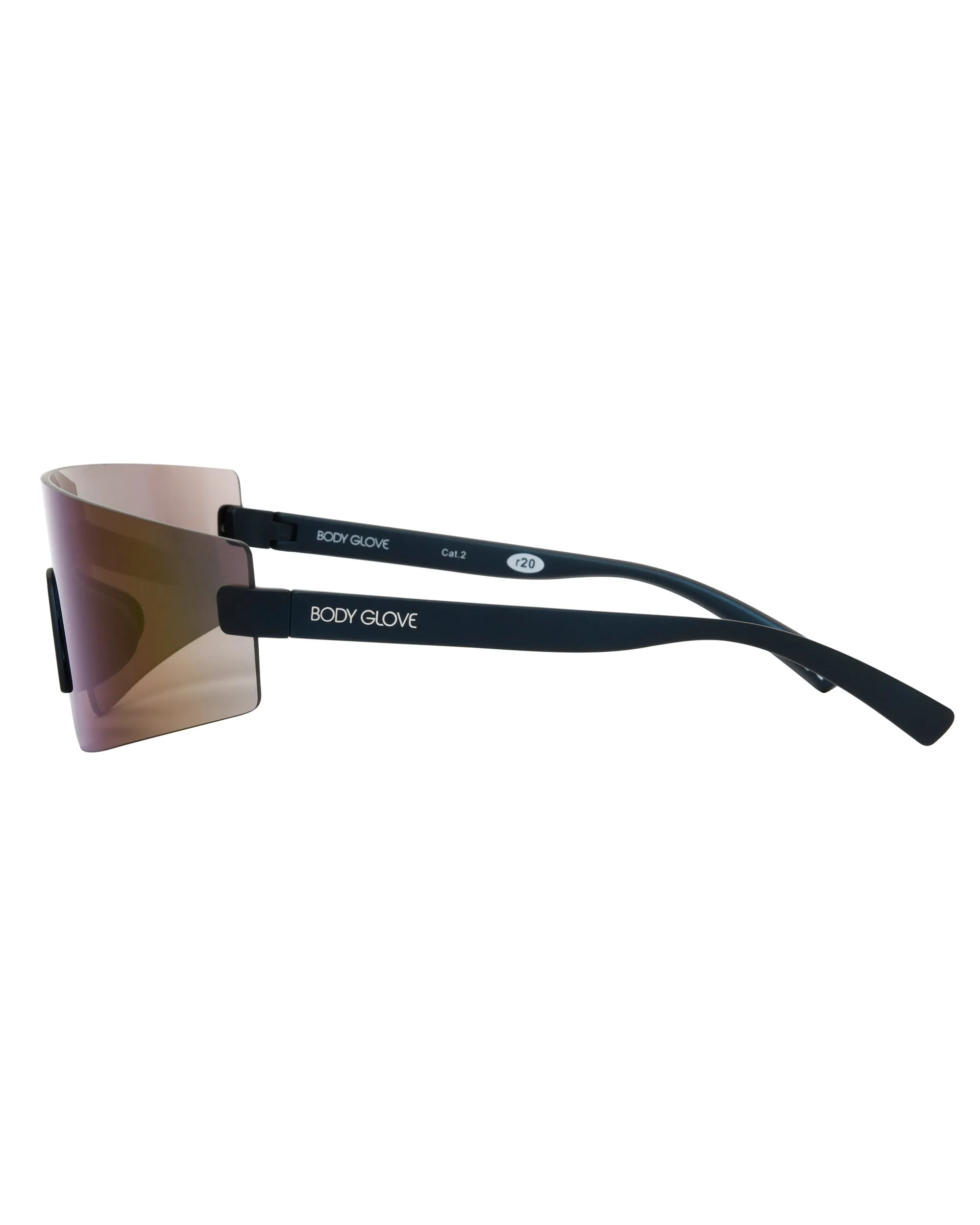 Vibez Rimless Shield Sunglasses - Teal sold by Body Glove product image thumbnail 3