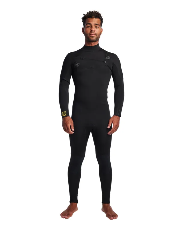 Men's Gold Cell 2/2mm Slant Zip Fullsuit - Black sold by Body Glove