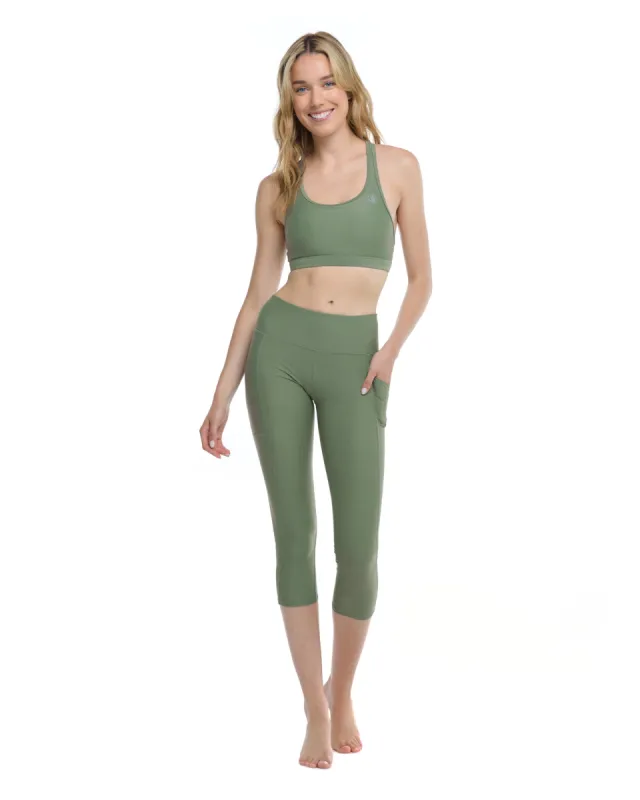 Smoothies Vigor Cross-Over Capri - Cactus sold by Body Glove