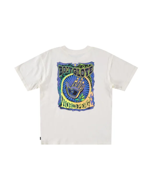 World Peace T-Shirt - Cream sold by Body Glove