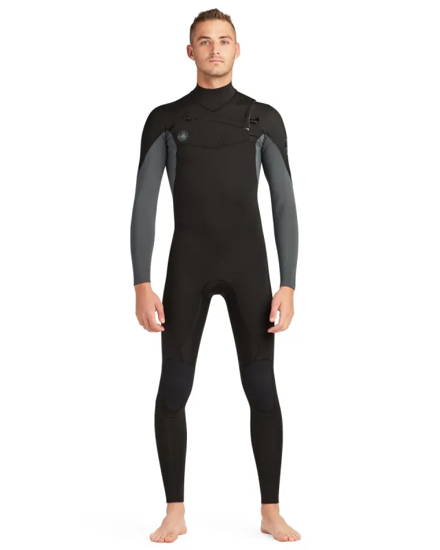 Phoenix 3/2mm Men's Chest-Zip Fullsuit - Black/Charcoal sold by Body Glove