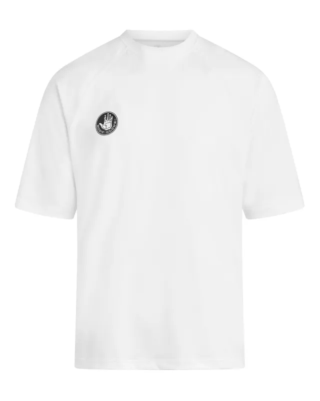 Raglan Loose-Fit Short-Sleeve Rash Guard - White sold by Body Glove