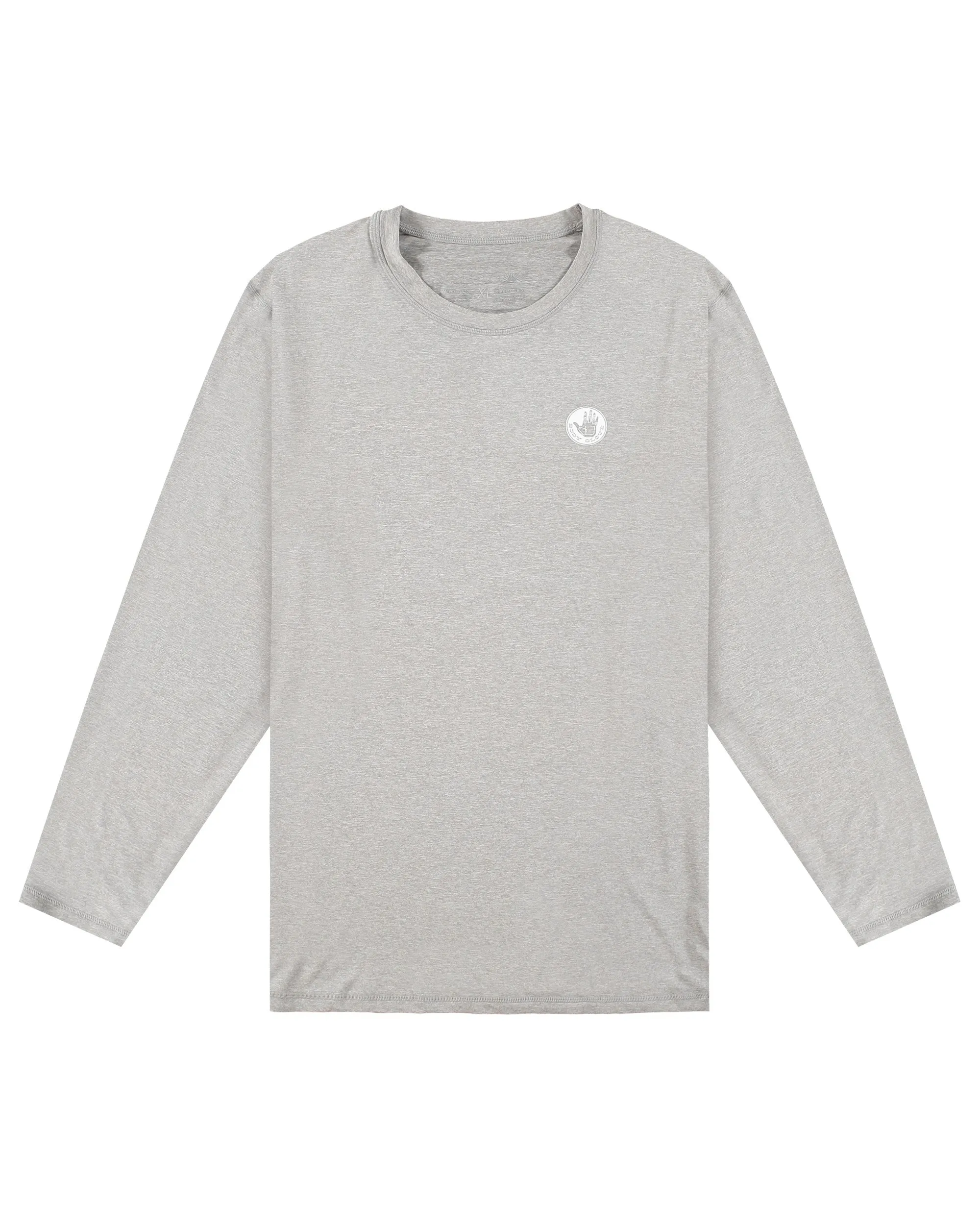 Men's Descanso Long-Sleeve Sun Shirt - Heathered Grey sold by Body Glove product image thumbnail 4