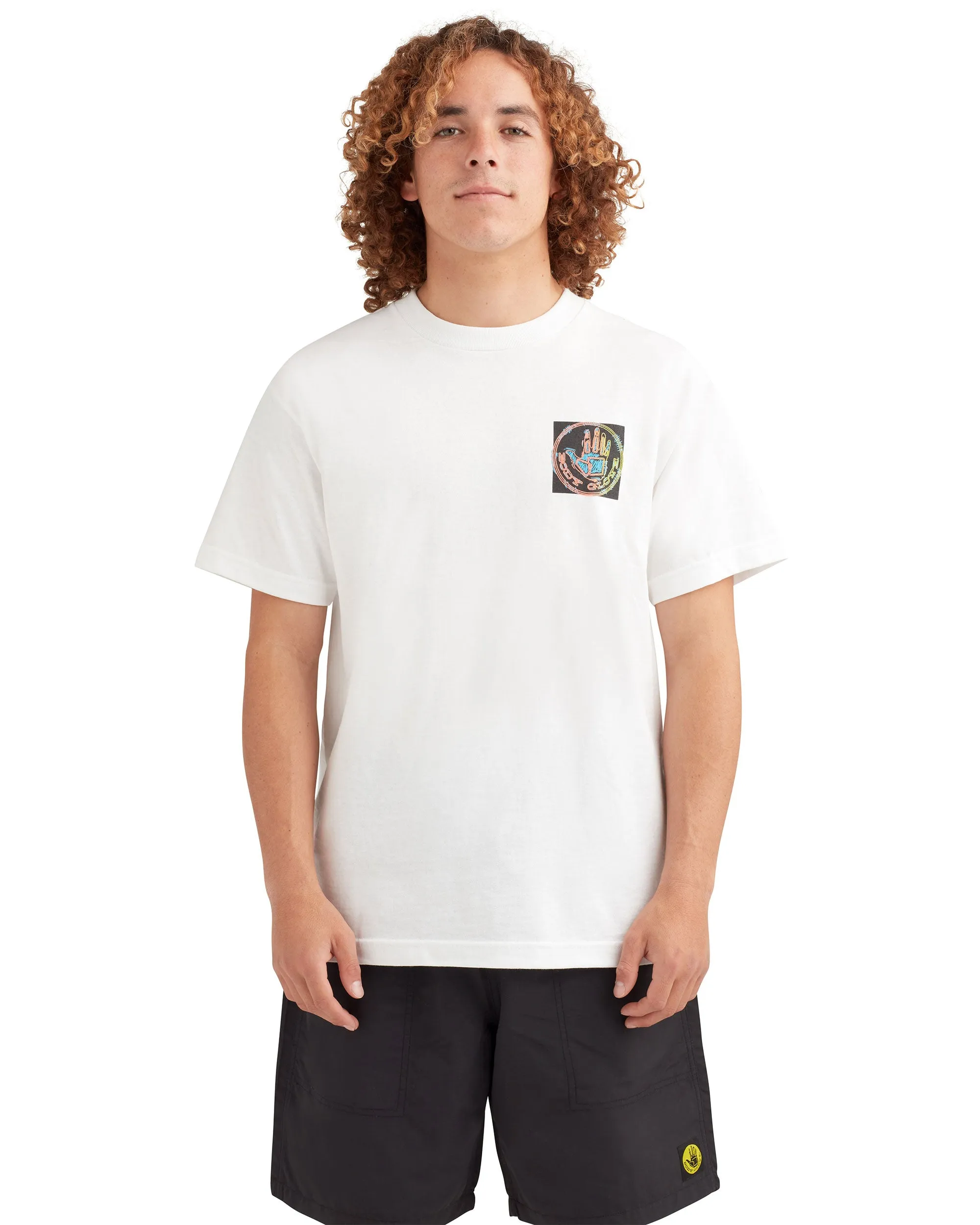 Neon Scribble Logo Short-Sleeved T-shirt - White sold by Body Glove product image thumbnail 2