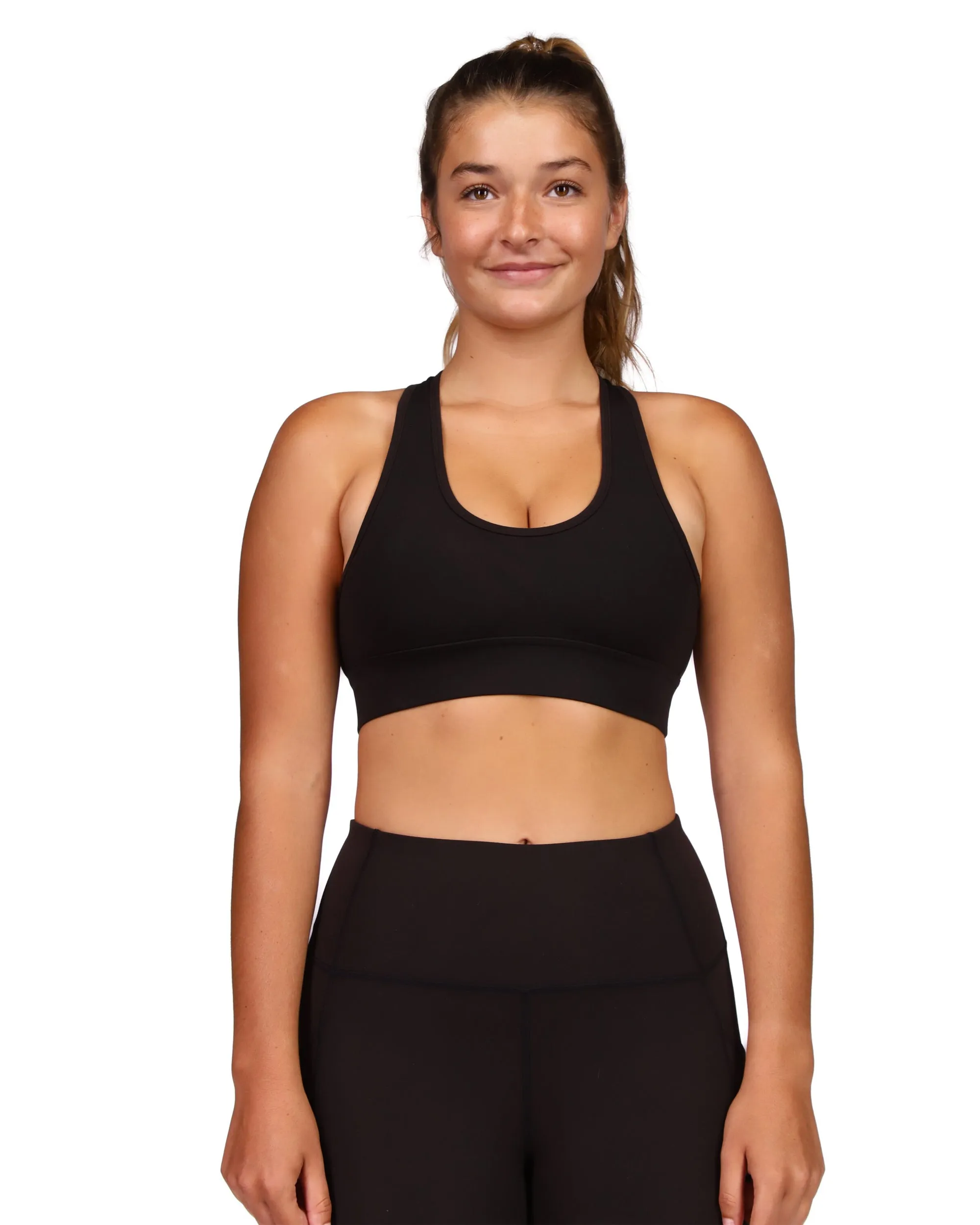 Composed Cross-Back Straps Sports Bra - Black sold by Body Glove product image thumbnail 3