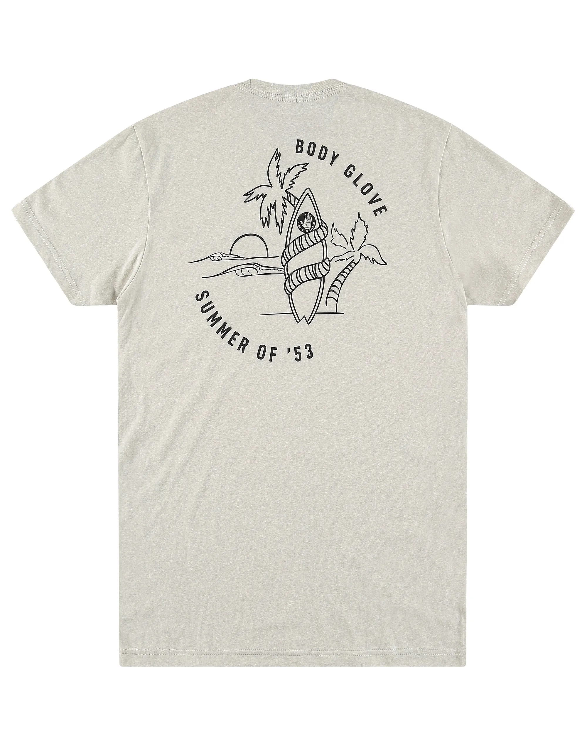 Men's Palm Board Graphic T-Shirt - Sand sold by Body Glove