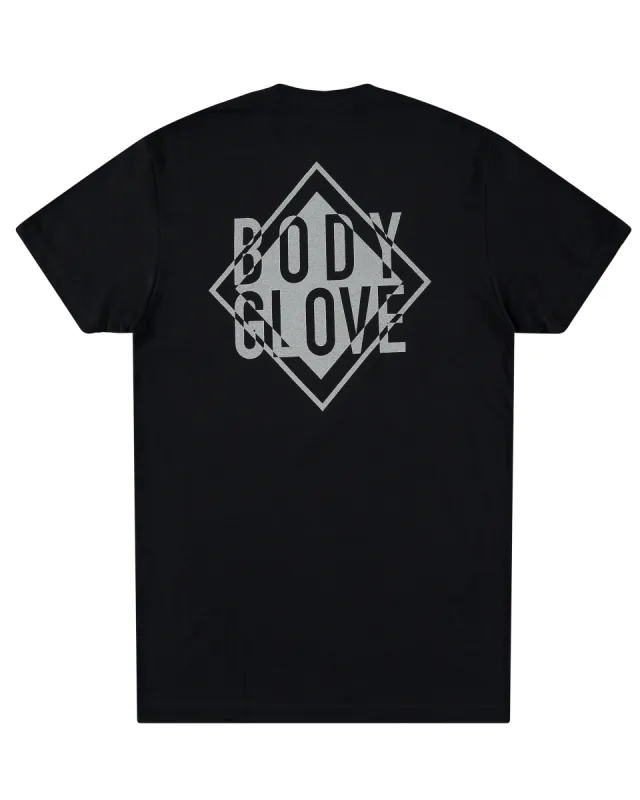 Men's Geometric Logo T-Shirt - Black sold by Body Glove