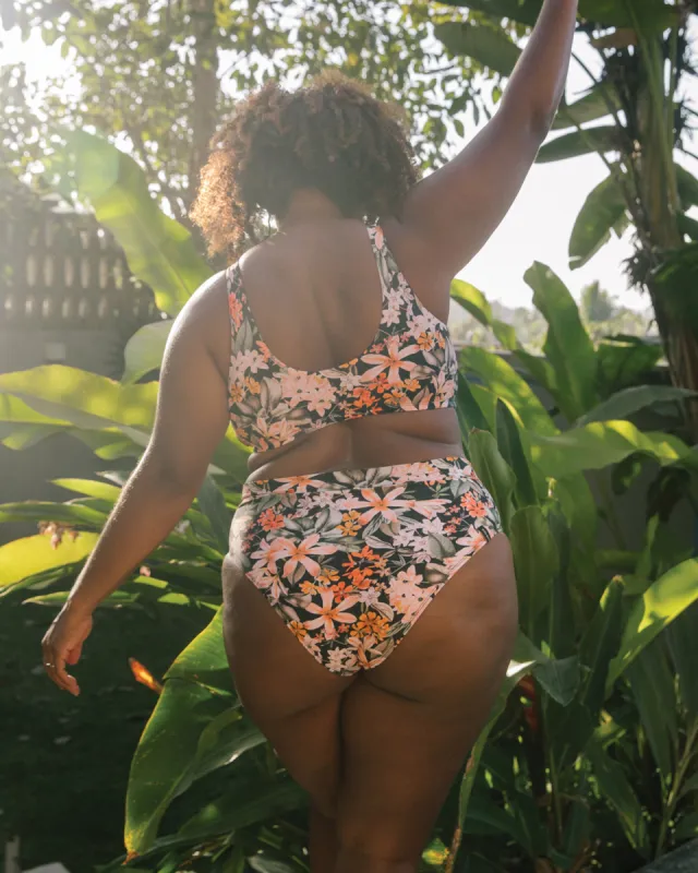 Matira Marlee High-Waist Bikini Bottom - Black sold by Body Glove