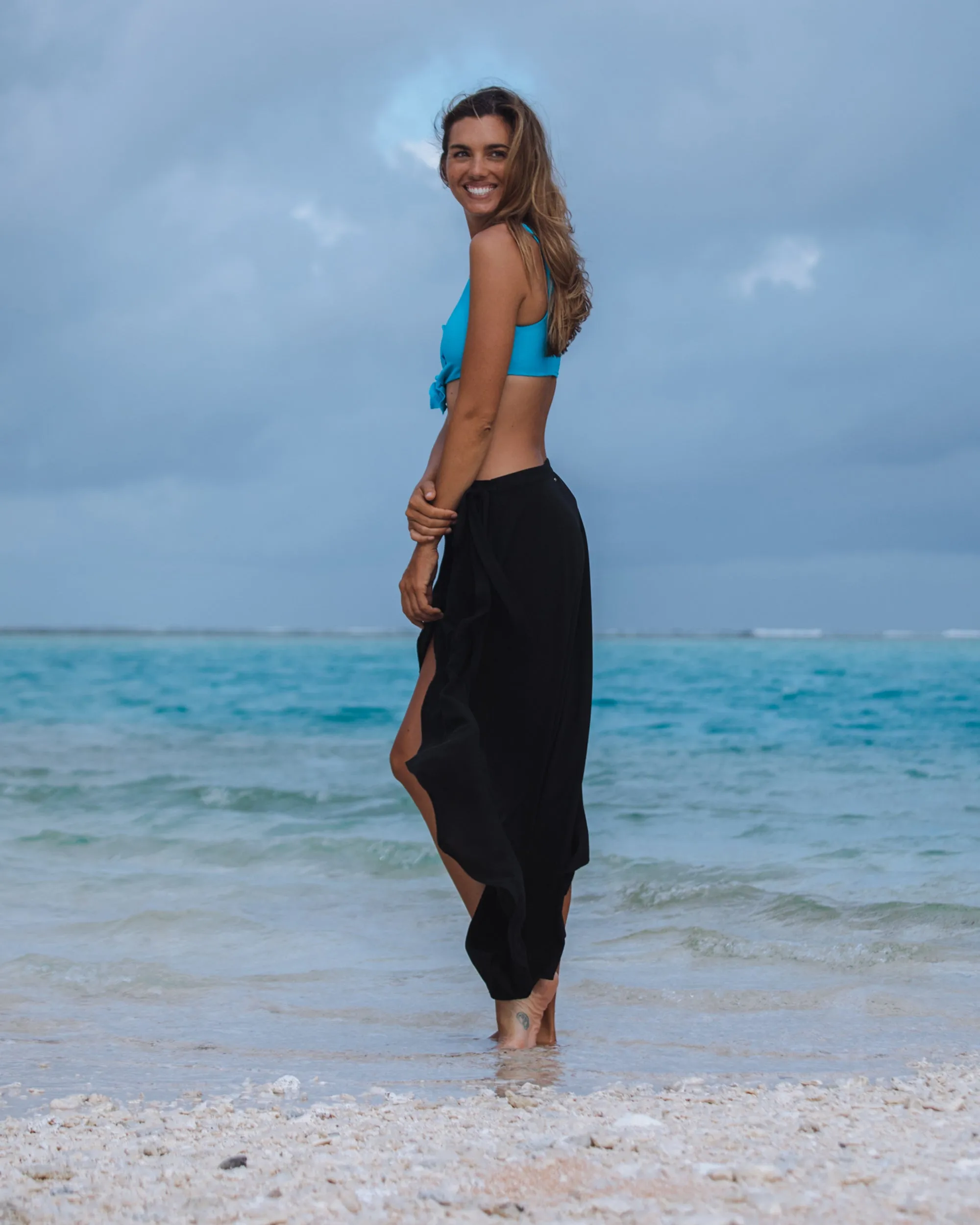 Playful Lena Cover-Up Skirt - Black sold by Body Glove