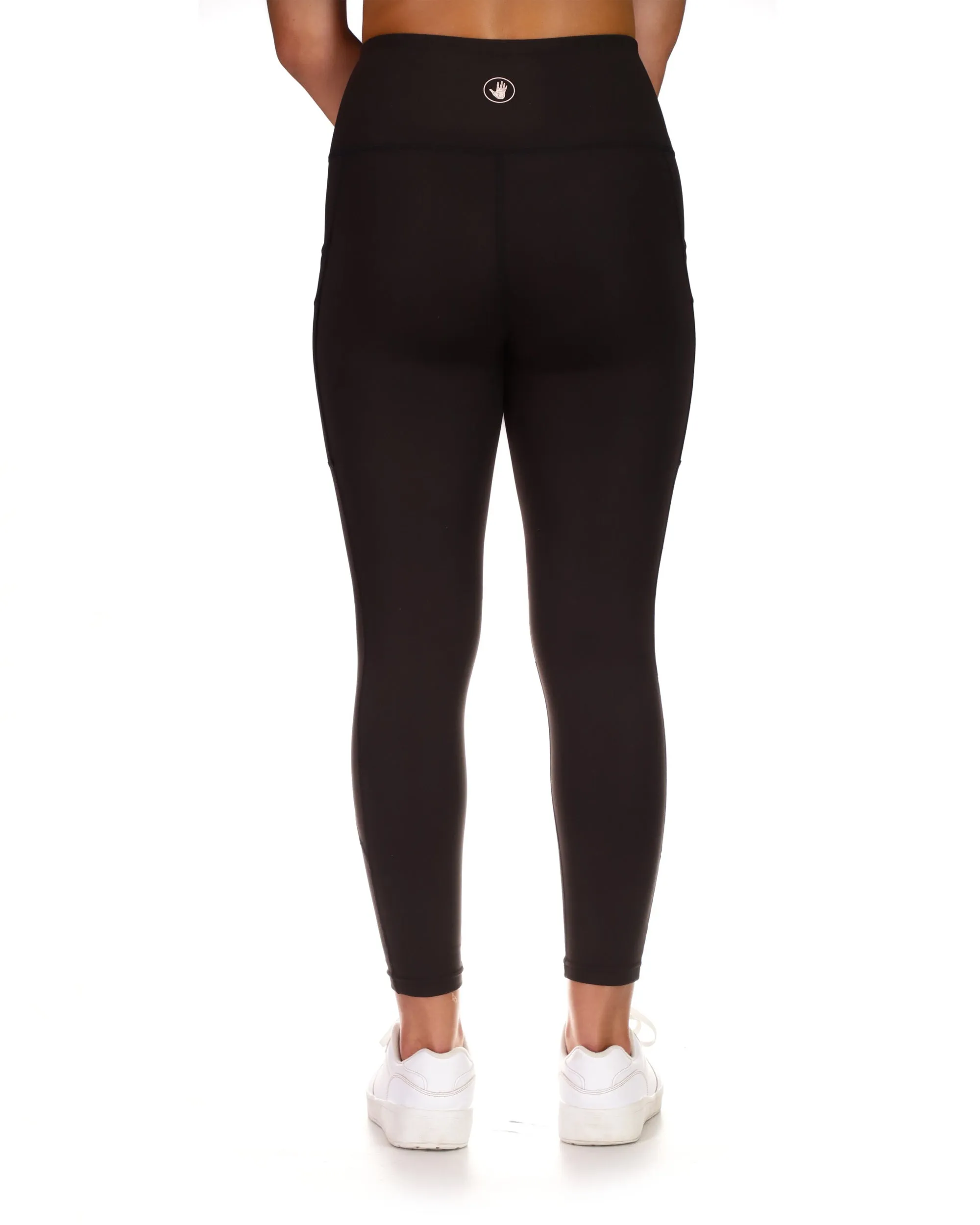 Breezy 7/8 High-Rise Legging w/ Zippered Pockets - Black sold by Body Glove product image thumbnail 3