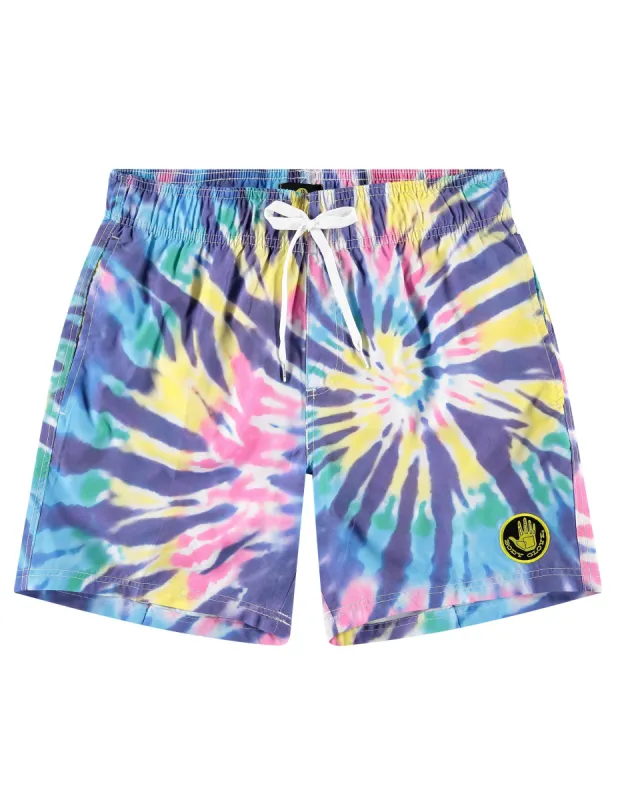 Maui 17" Tie Dye Swim Short - Bright Blue sold by Body Glove