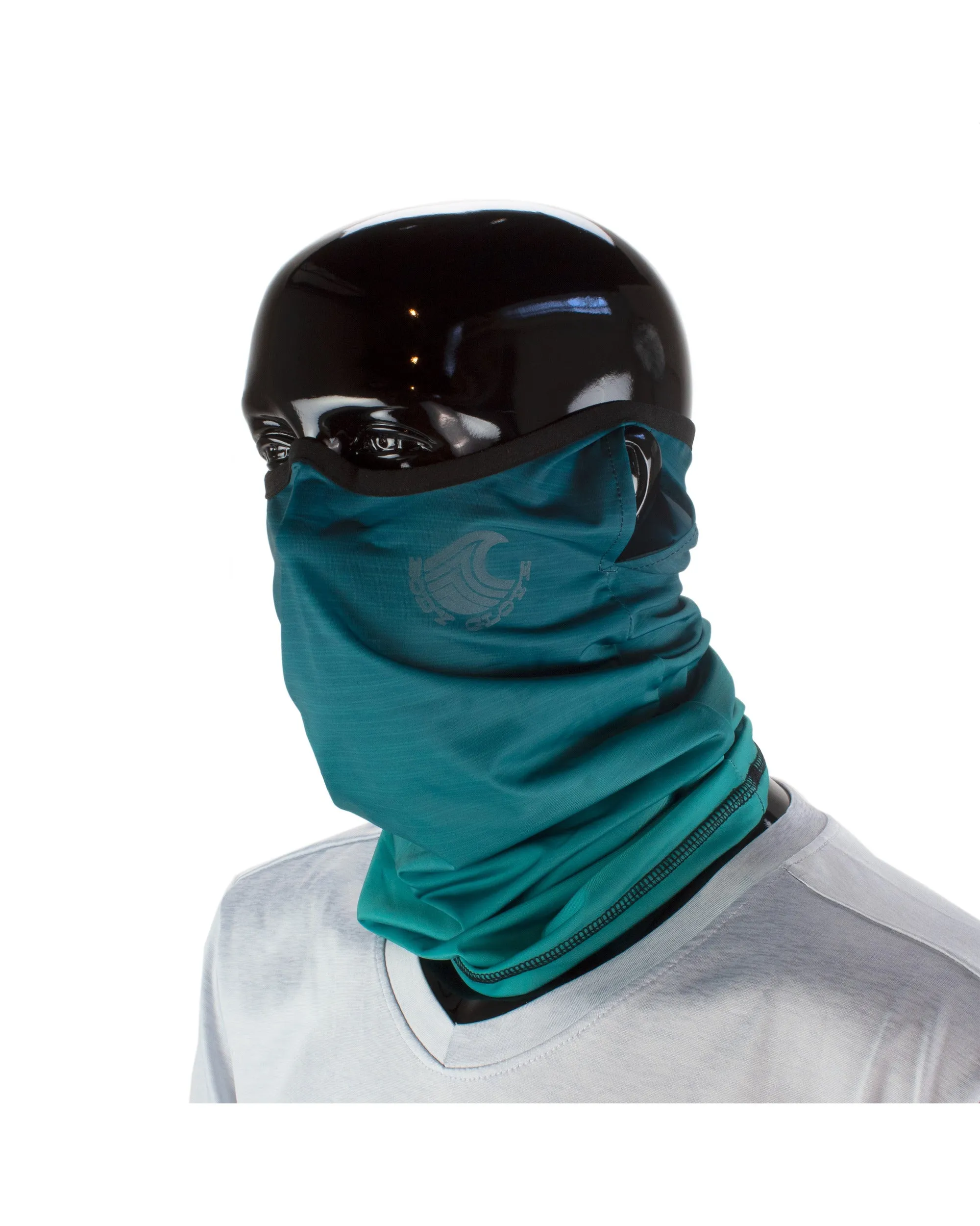 Men's Cooling Gaiter Face Mask - Teal Stripe sold by Body Glove product image thumbnail 3