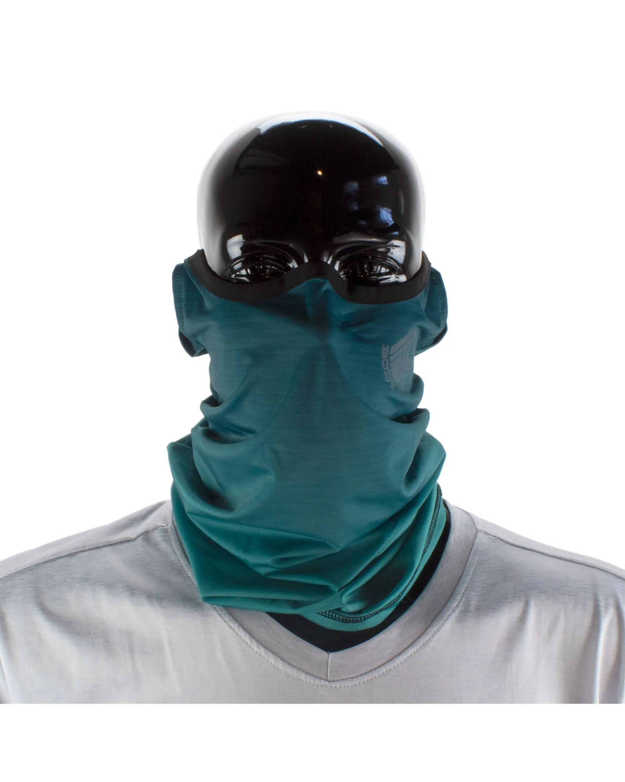 Men's Cooling Gaiter Face Mask - Teal Stripe sold by Body Glove product image thumbnail 2