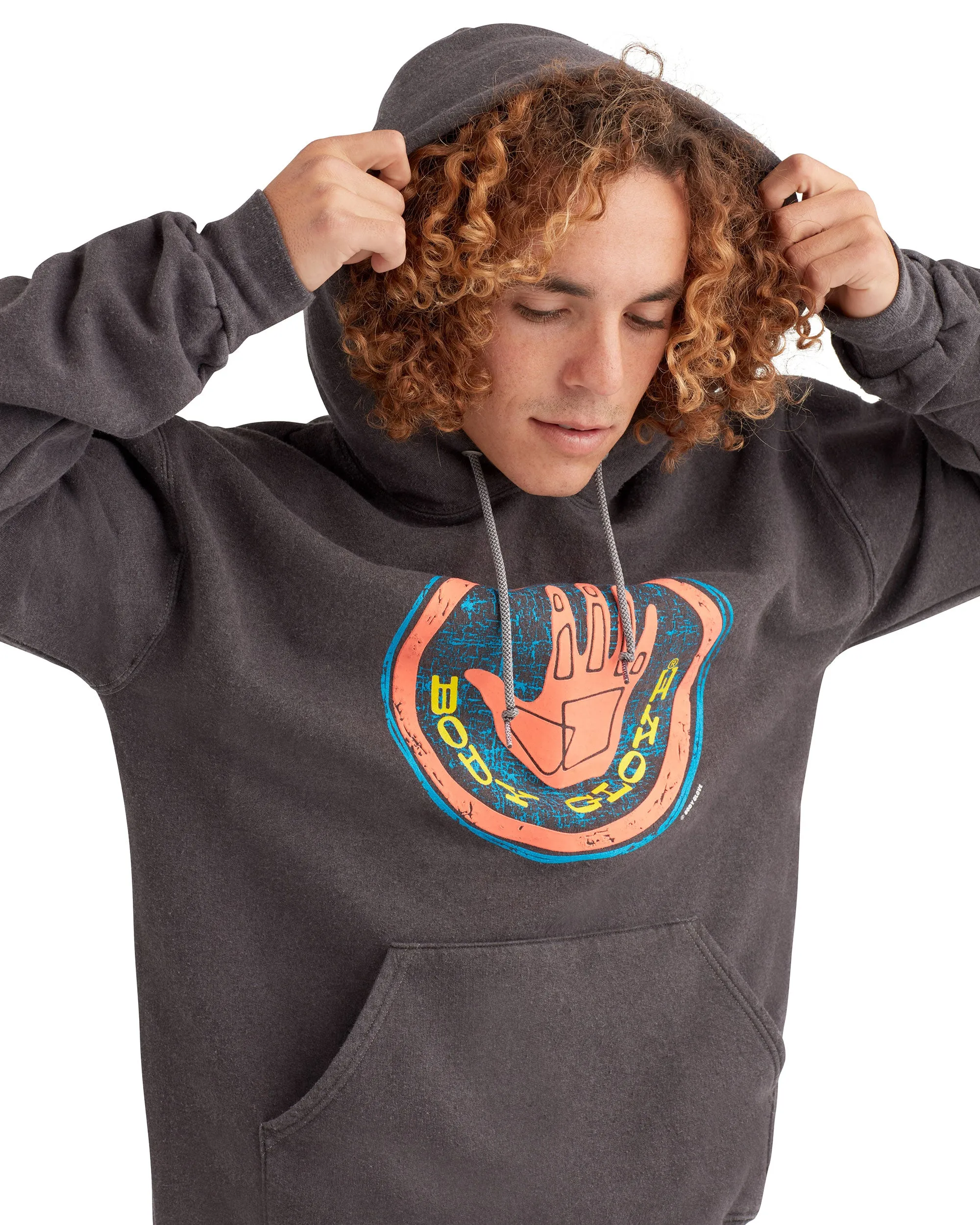 Heritage '80s Pullover Fleece Hoodie - Black sold by Body Glove product image thumbnail 2