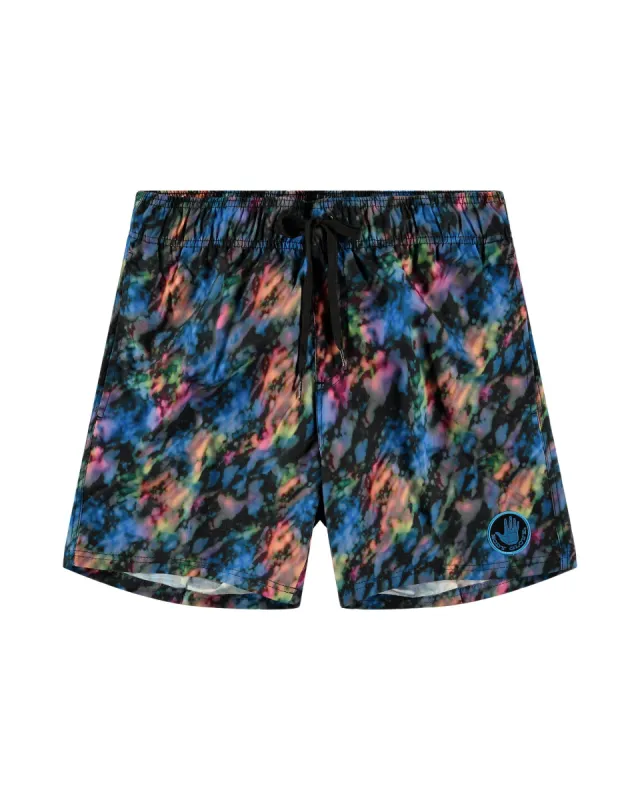 Maui 17" Mosaic Swim Shorts - Black sold by Body Glove