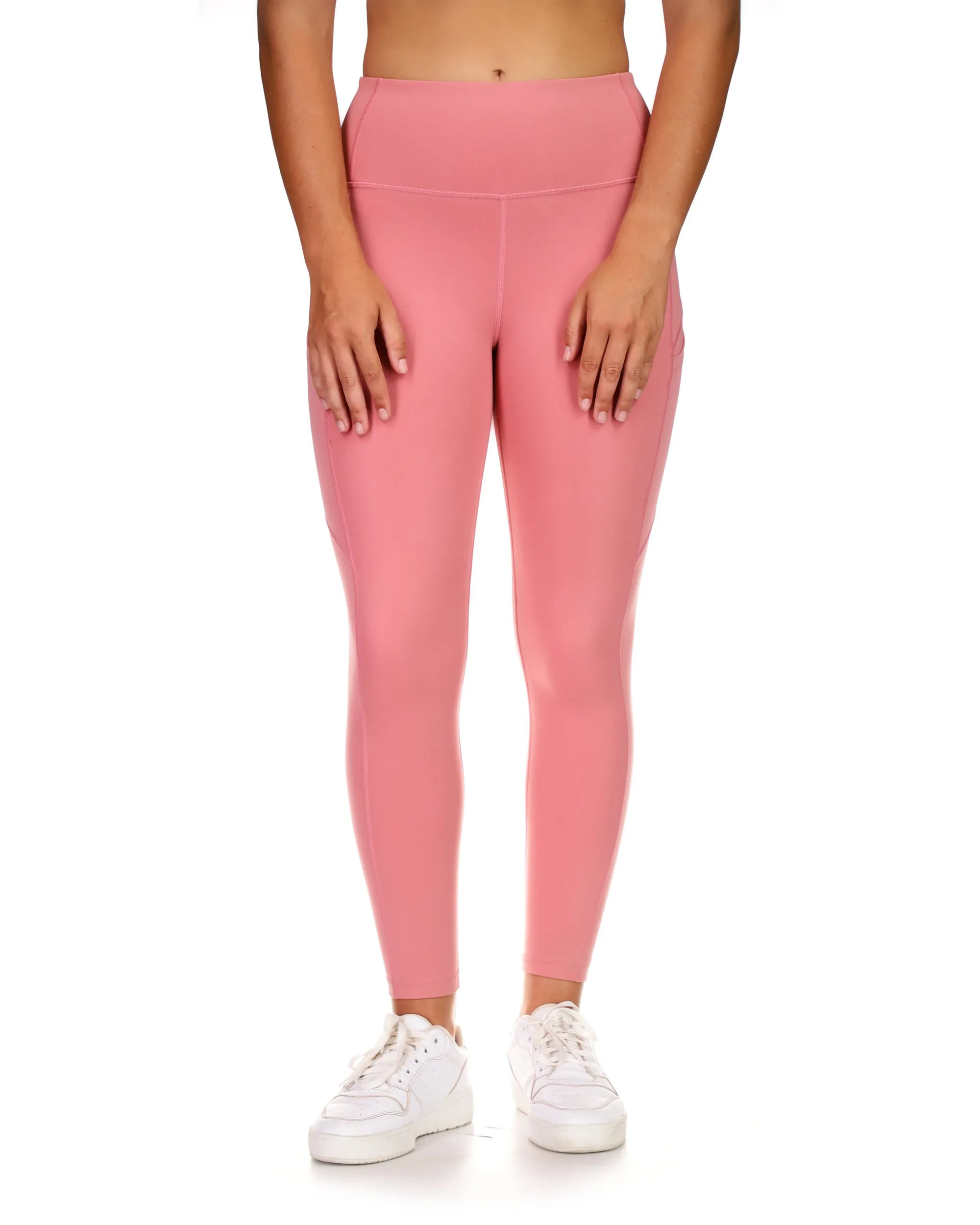 Motion 7/8 High-Rise Legging - Pink sold by Body Glove