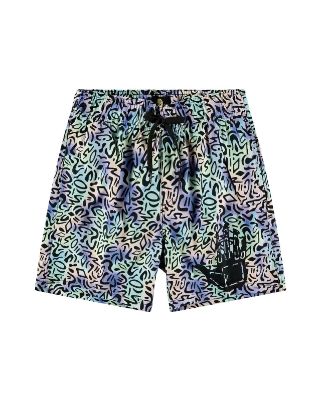 Maui 17" Abstract Swim Shorts - Multi sold by Body Glove