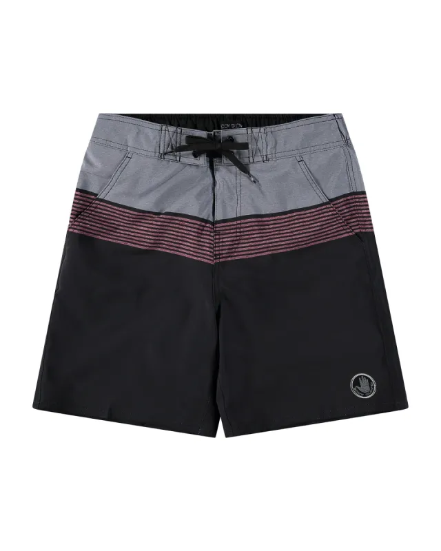 Men's 19-inch La Concha Horizon Stripes Eboard Short - Red Flame sold by Body Glove