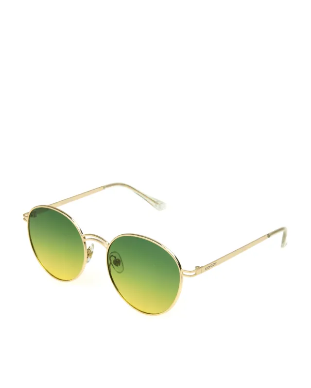 Women's BGL 1902 Polarized Round Sunglasses - Gold sold by Body Glove