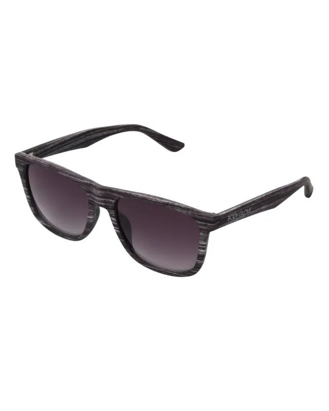 Talise Way-Style Frame Sunglasses - Black/Wood sold by Body Glove