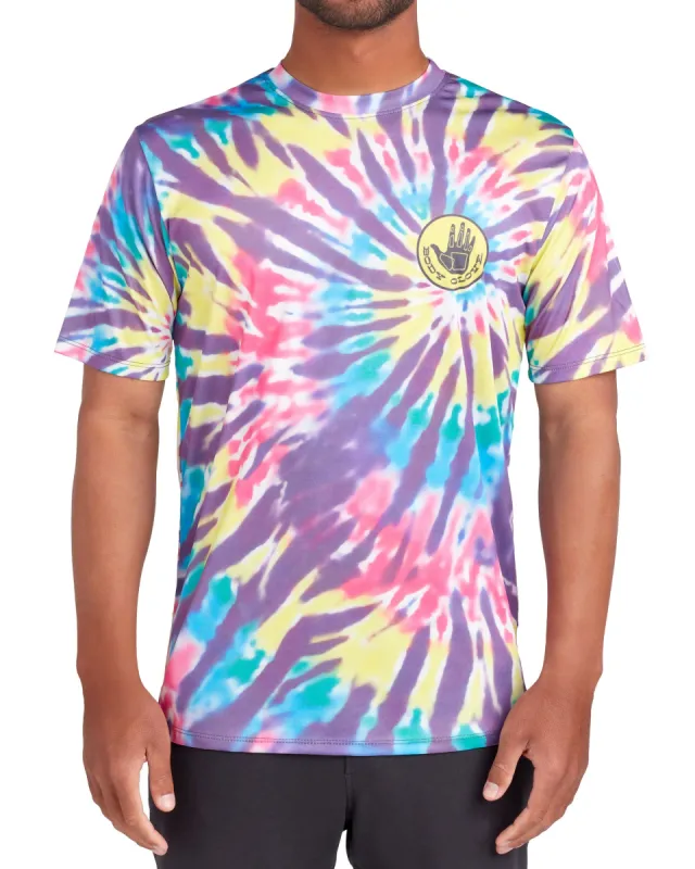 Short-Sleeve UPF Shirt - Blue Tie Dye sold by Body Glove