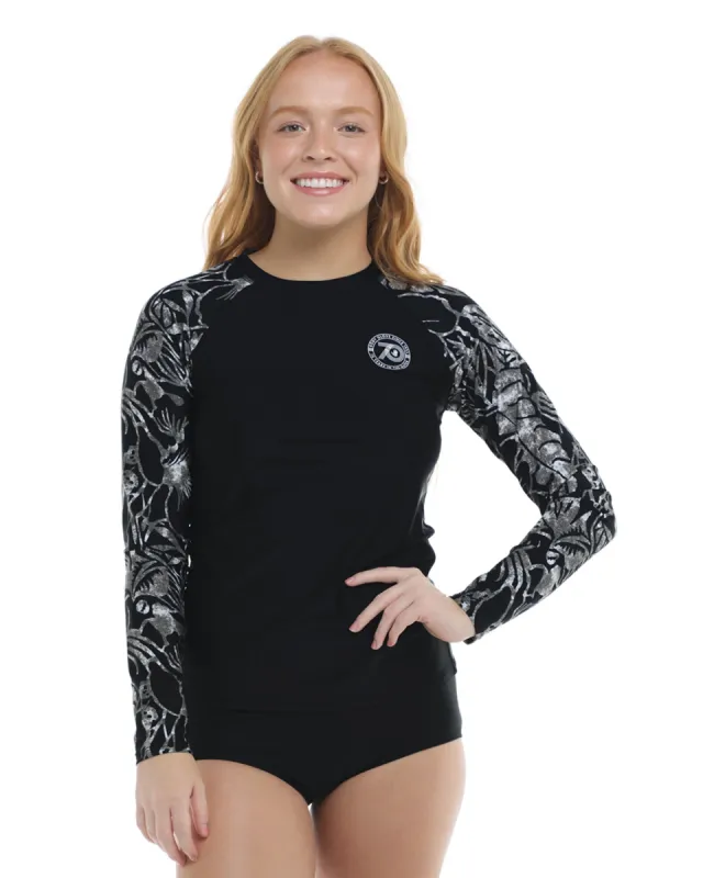 Jubilee Sleek Rash Guard - Black sold by Body Glove