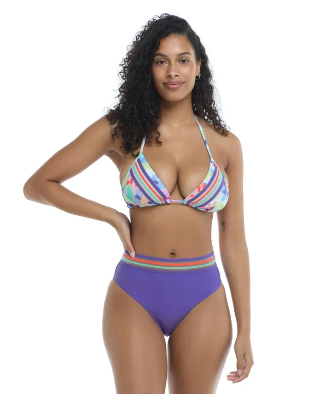 Posy Dita D-Cup Triangle Bikini Top   - Multi sold by Body Glove