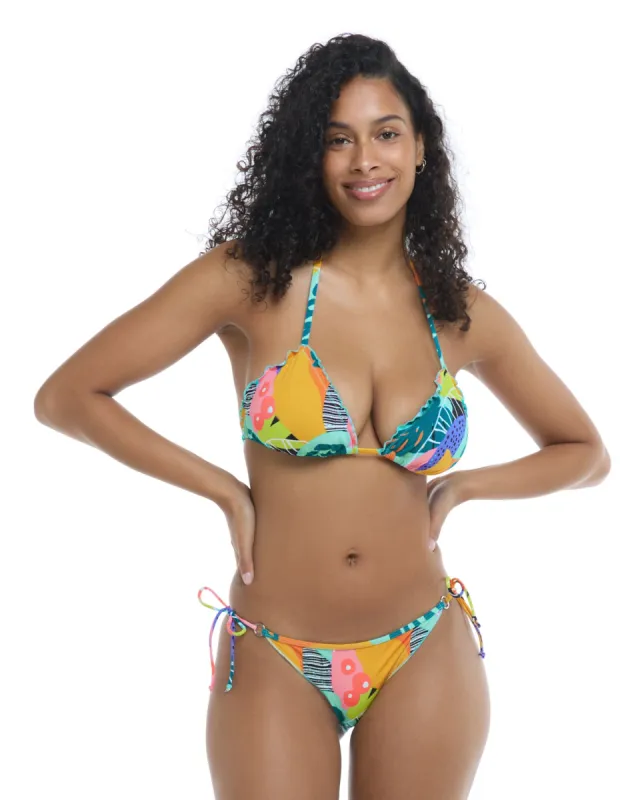 Curacao Dita Ruffle D-Cup Cup Bikini Top - Multi sold by Body Glove