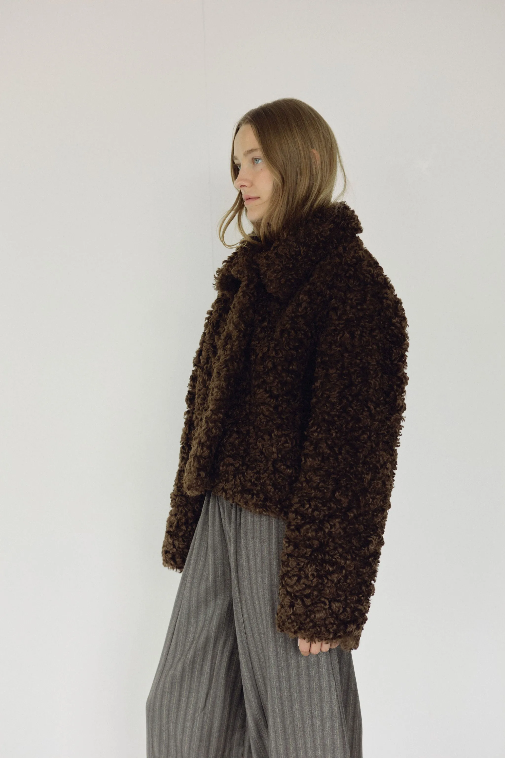 The Faux Fur Coat, Espresso sold by Boheme product image thumbnail 3