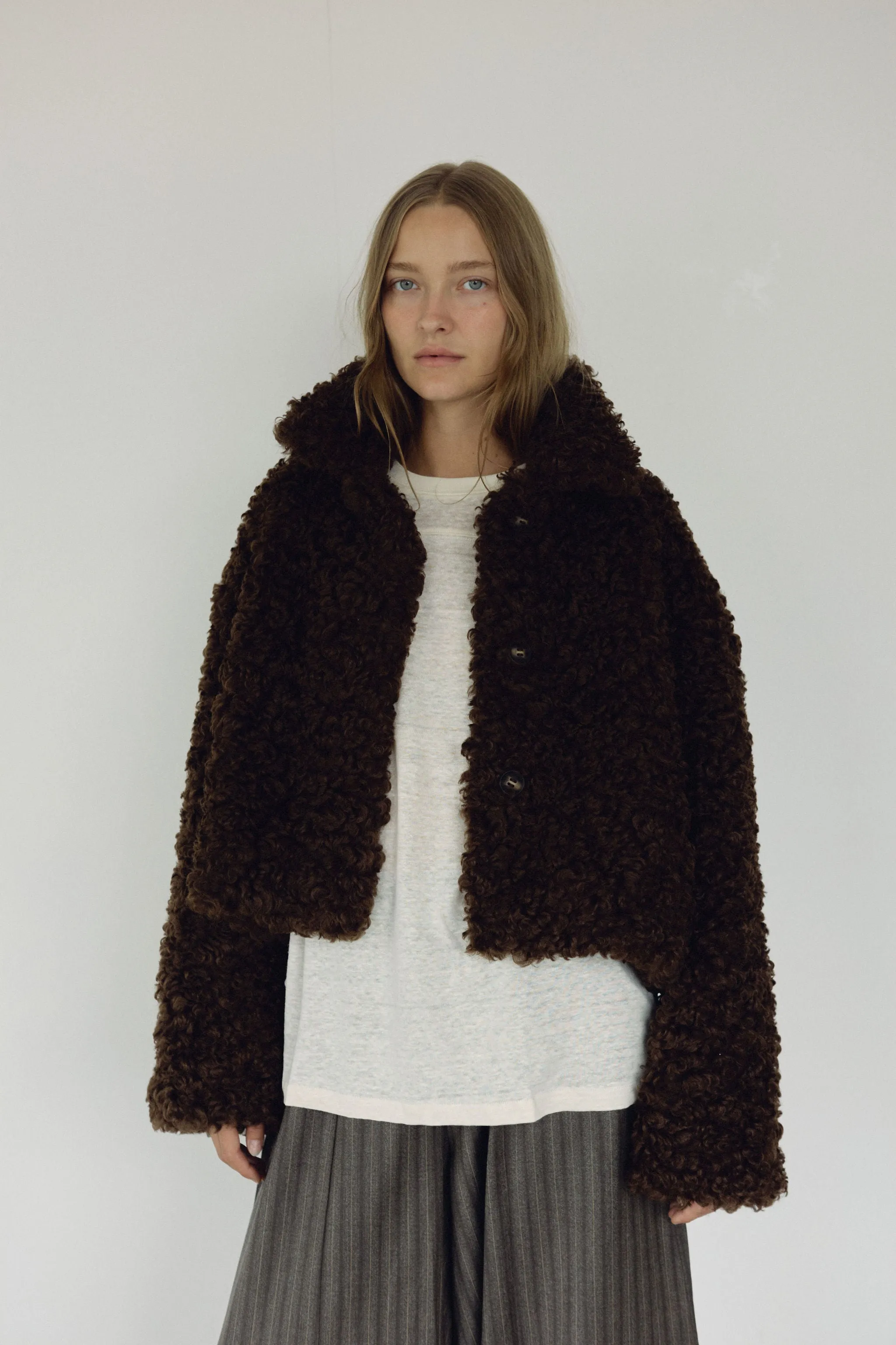 The Faux Fur Coat, Espresso sold by Boheme product image thumbnail 4