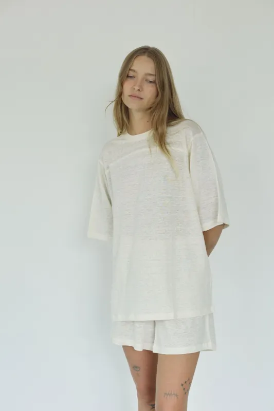 The Linen Tee, Milk sold by Boheme