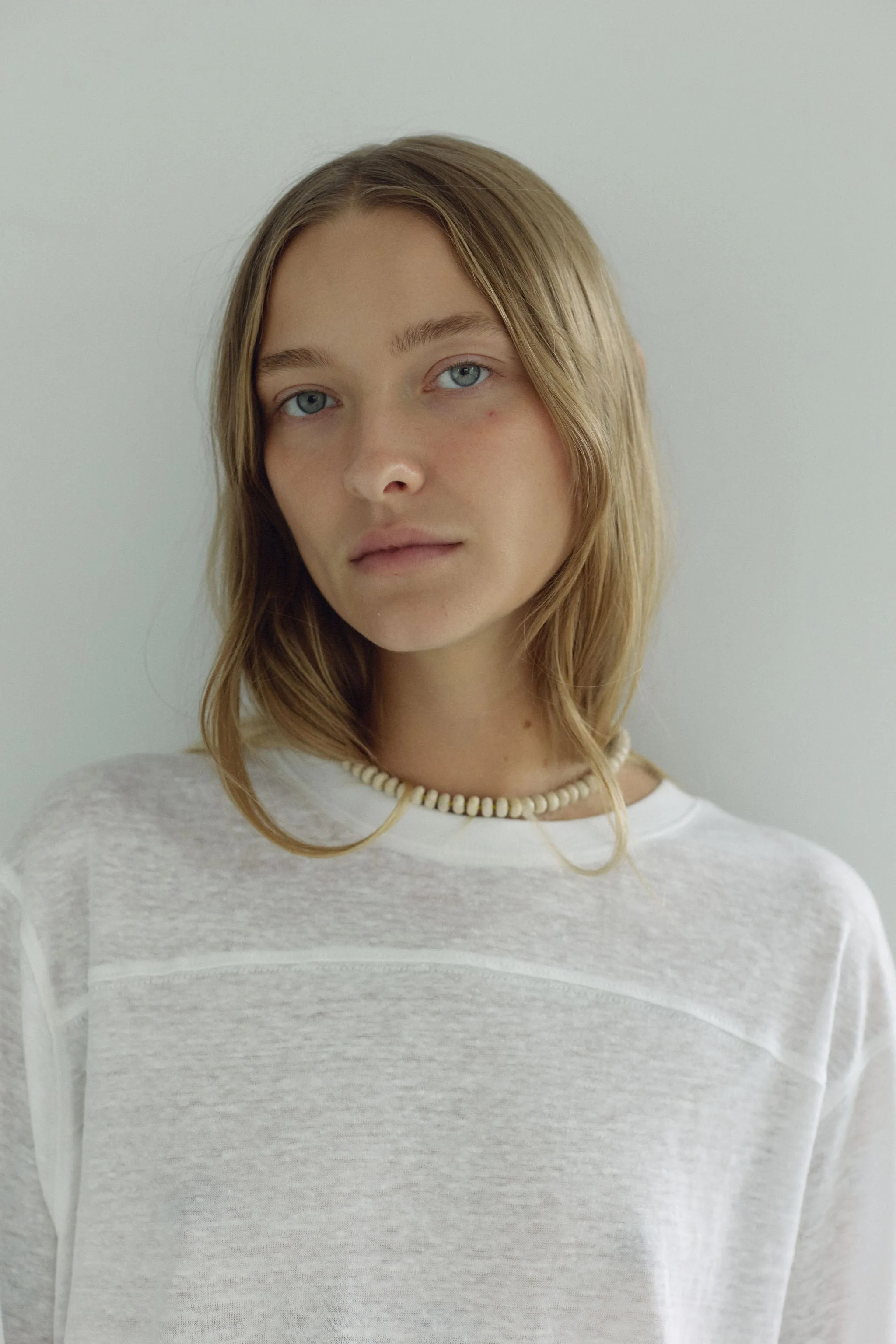 The Linen Tee, White sold by Boheme product image thumbnail 2