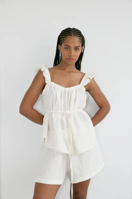 The Ruffle Top (+ colours) sold by Boheme