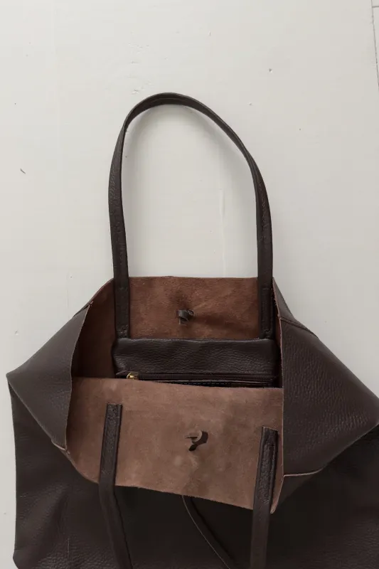 Leather Tote made by Boheme