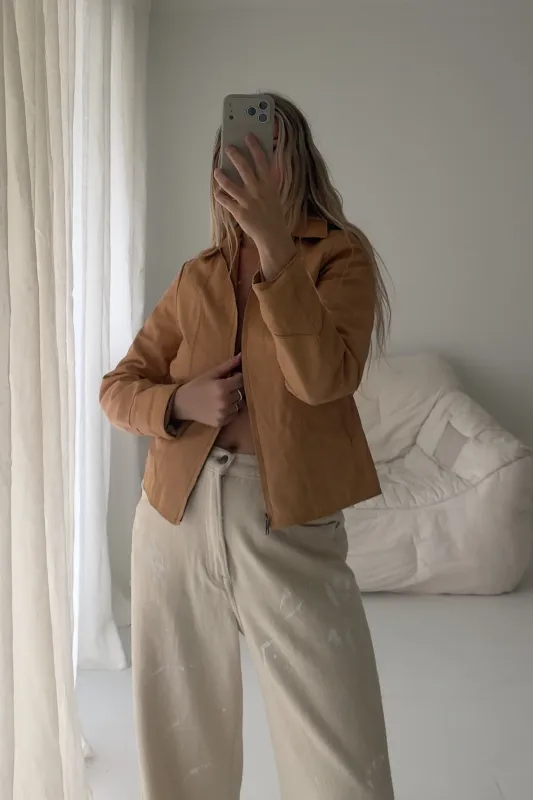 1990s Gap Leather Jacket sold by Boheme